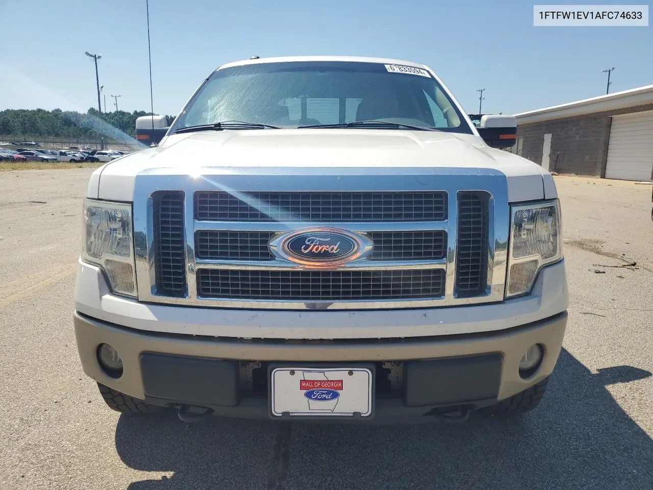 1FTFW1EV1AFC74633 2010 Ford F150 Supercrew