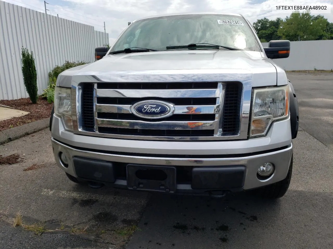 2010 Ford F150 Super Cab VIN: 1FTEX1E88AFA48902 Lot: 67870414