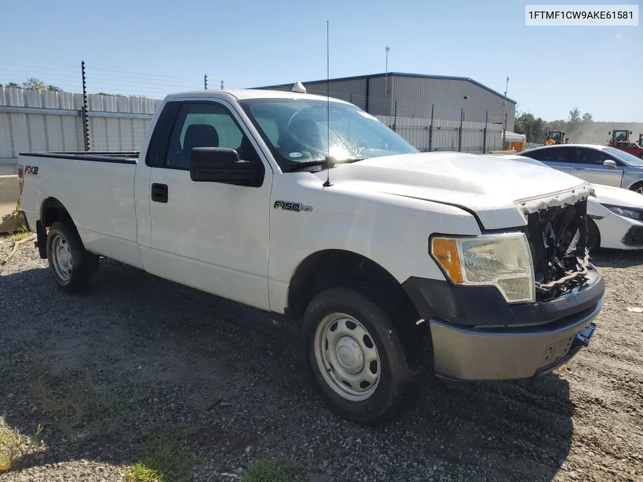 2010 Ford F150 VIN: 1FTMF1CW9AKE61581 Lot: 68065904