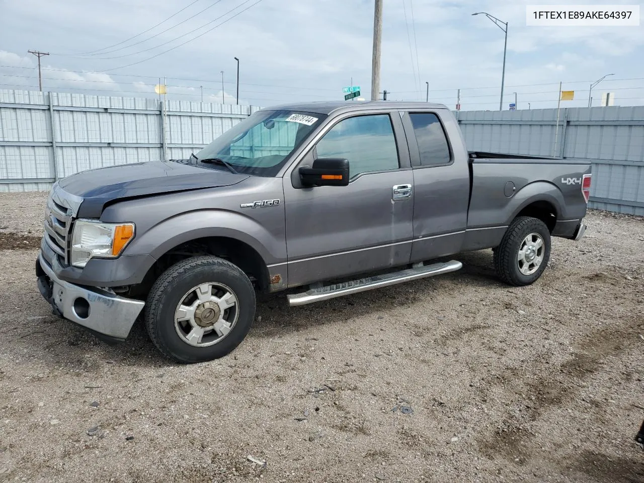 1FTEX1E89AKE64397 2010 Ford F150 Super Cab