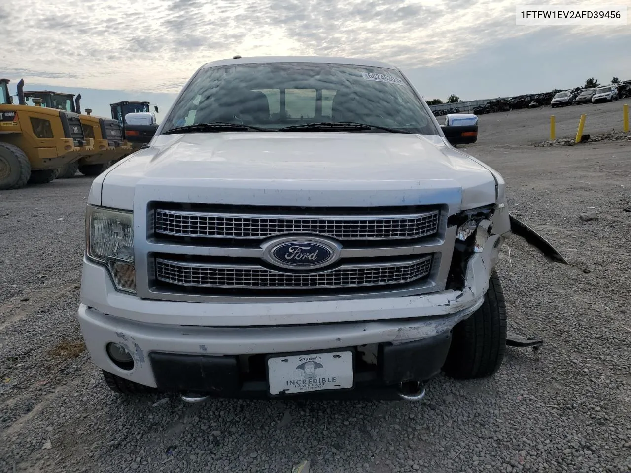 1FTFW1EV2AFD39456 2010 Ford F150 Supercrew