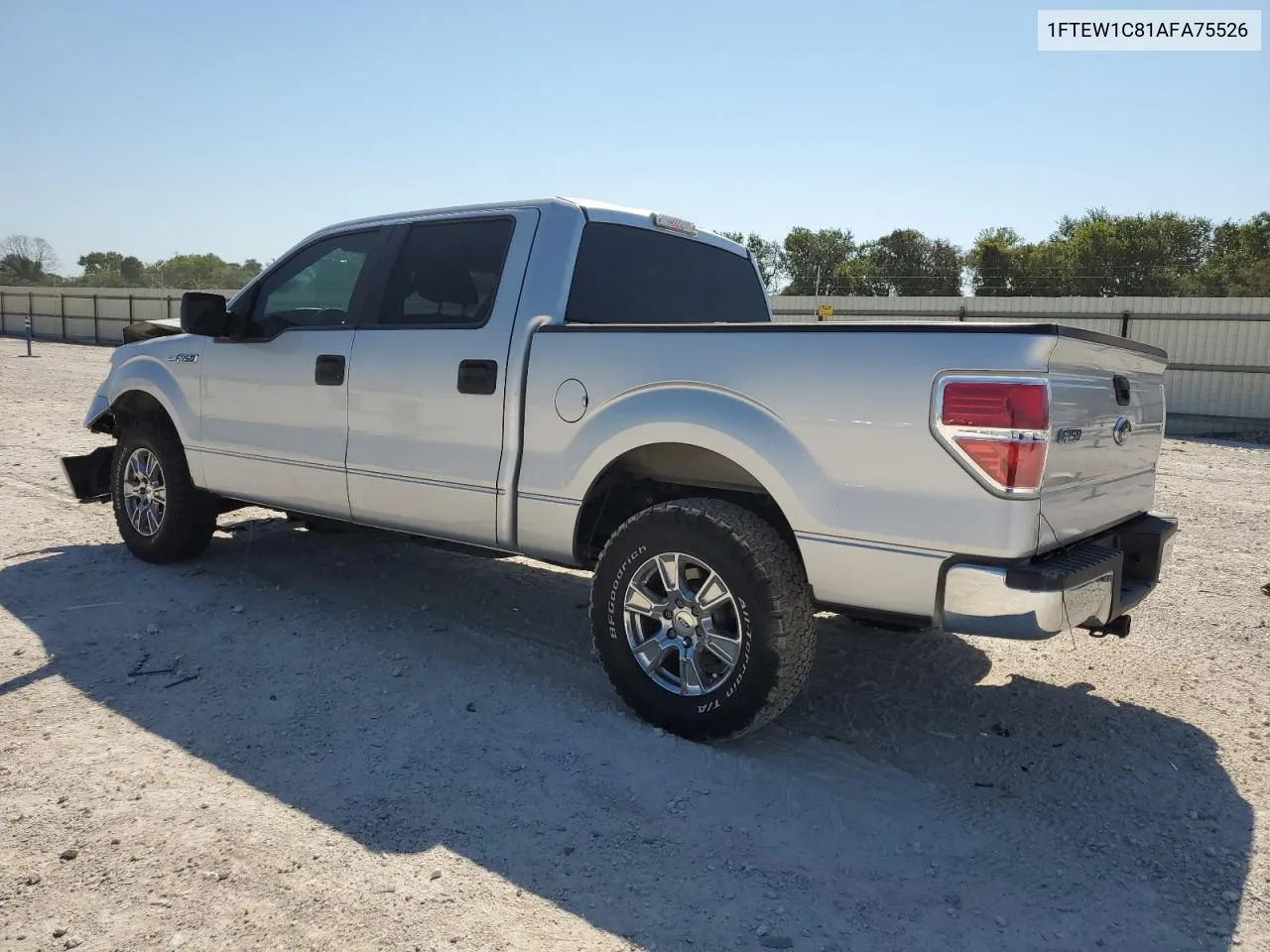 1FTEW1C81AFA75526 2010 Ford F150 Supercrew