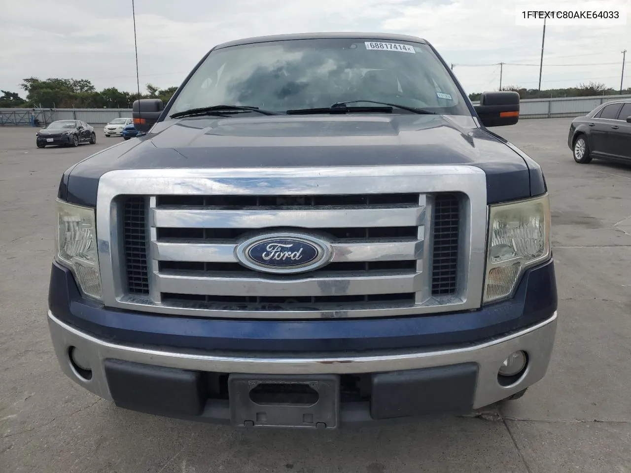 2010 Ford F150 Super Cab VIN: 1FTEX1C80AKE64033 Lot: 68817414