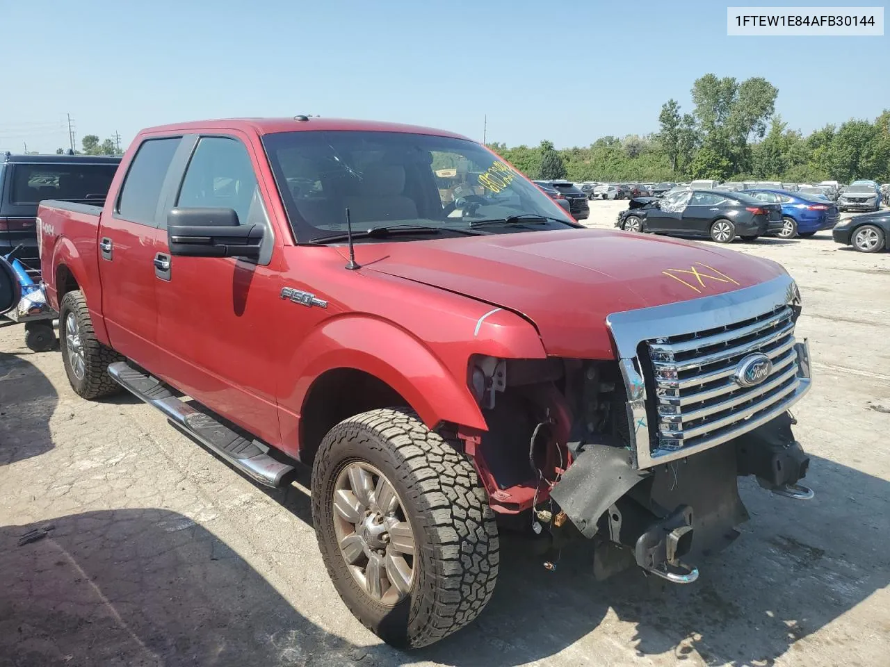 2010 Ford F150 Supercrew VIN: 1FTEW1E84AFB30144 Lot: 69022944