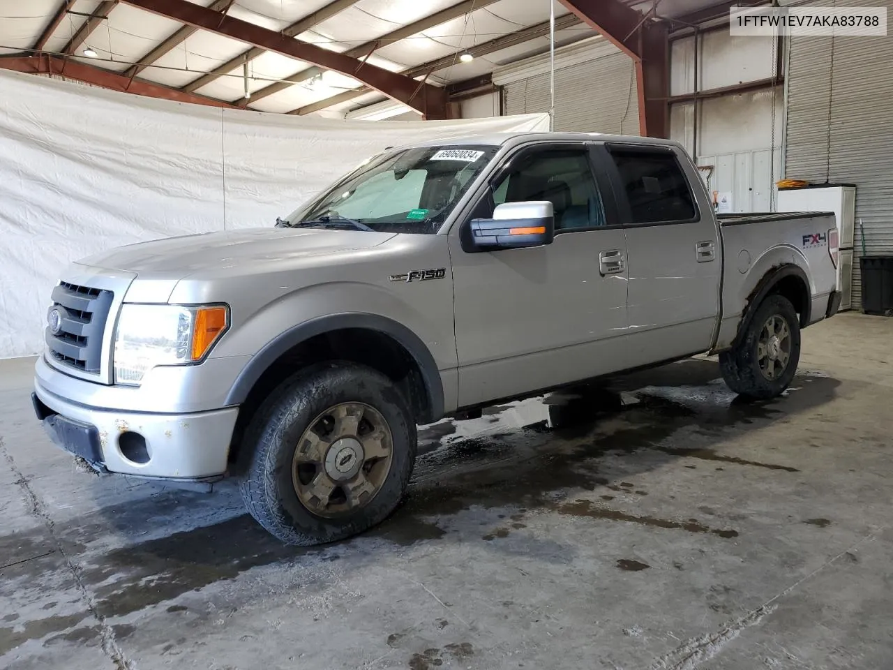 2010 Ford F150 Supercrew VIN: 1FTFW1EV7AKA83788 Lot: 69060034