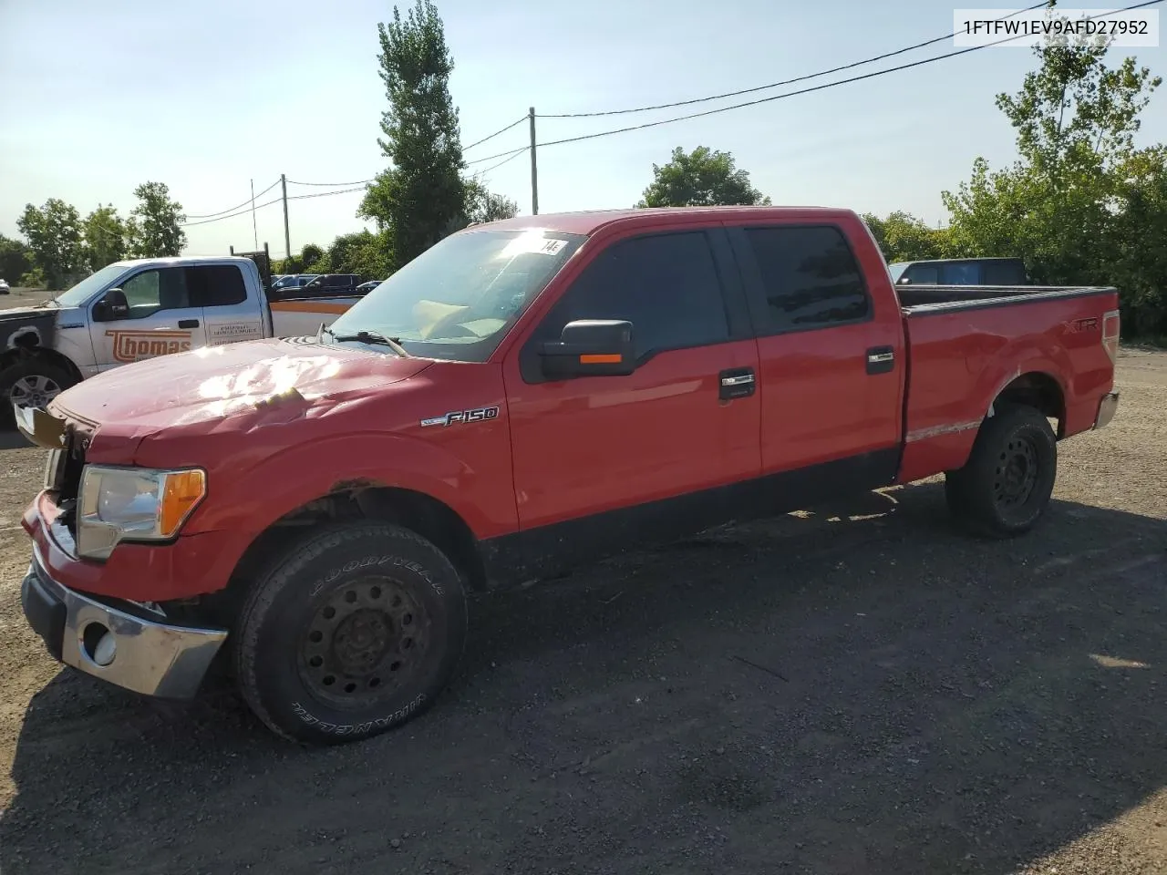 2010 Ford F150 Supercrew VIN: 1FTFW1EV9AFD27952 Lot: 69088014