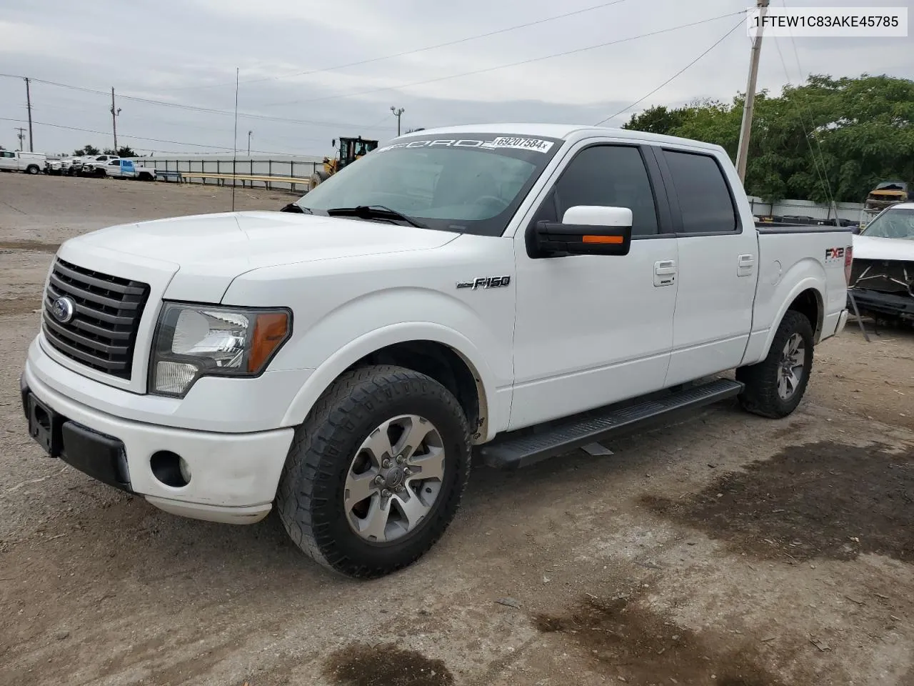 2010 Ford F150 Supercrew VIN: 1FTEW1C83AKE45785 Lot: 69207584