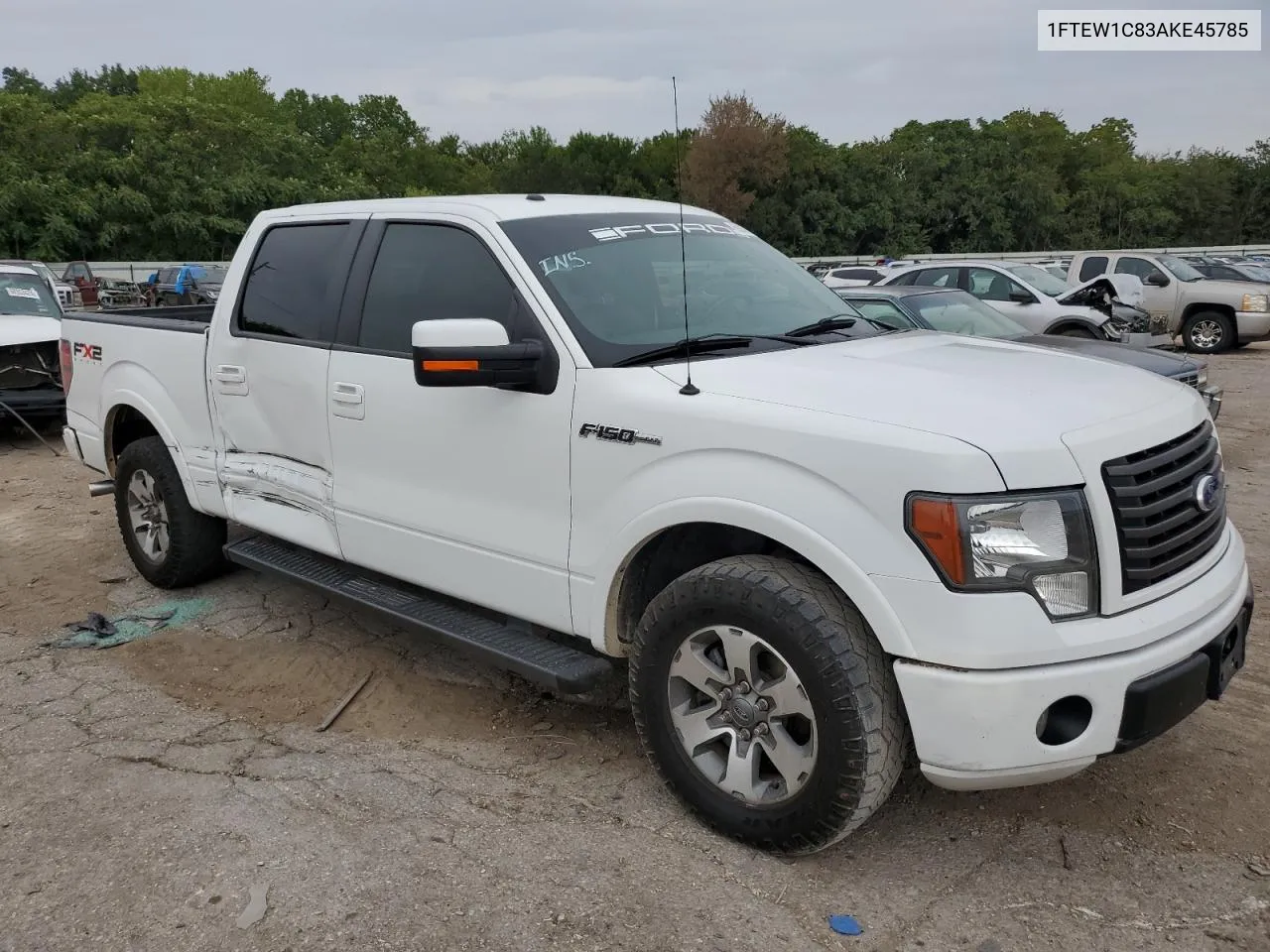 2010 Ford F150 Supercrew VIN: 1FTEW1C83AKE45785 Lot: 69207584