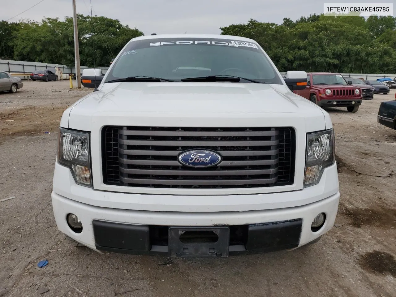 2010 Ford F150 Supercrew VIN: 1FTEW1C83AKE45785 Lot: 69207584