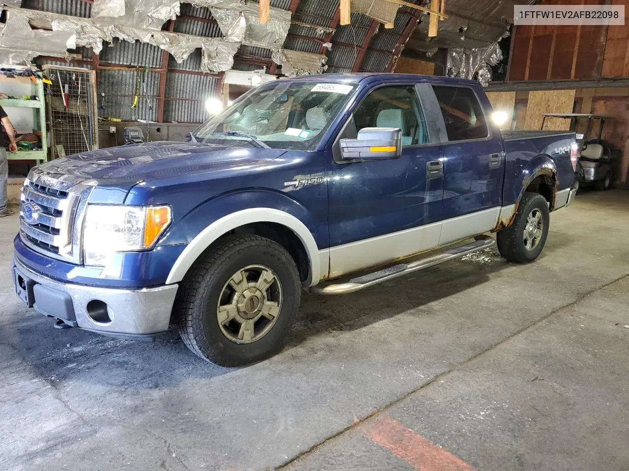 1FTFW1EV2AFB22098 2010 Ford F150 Supercrew