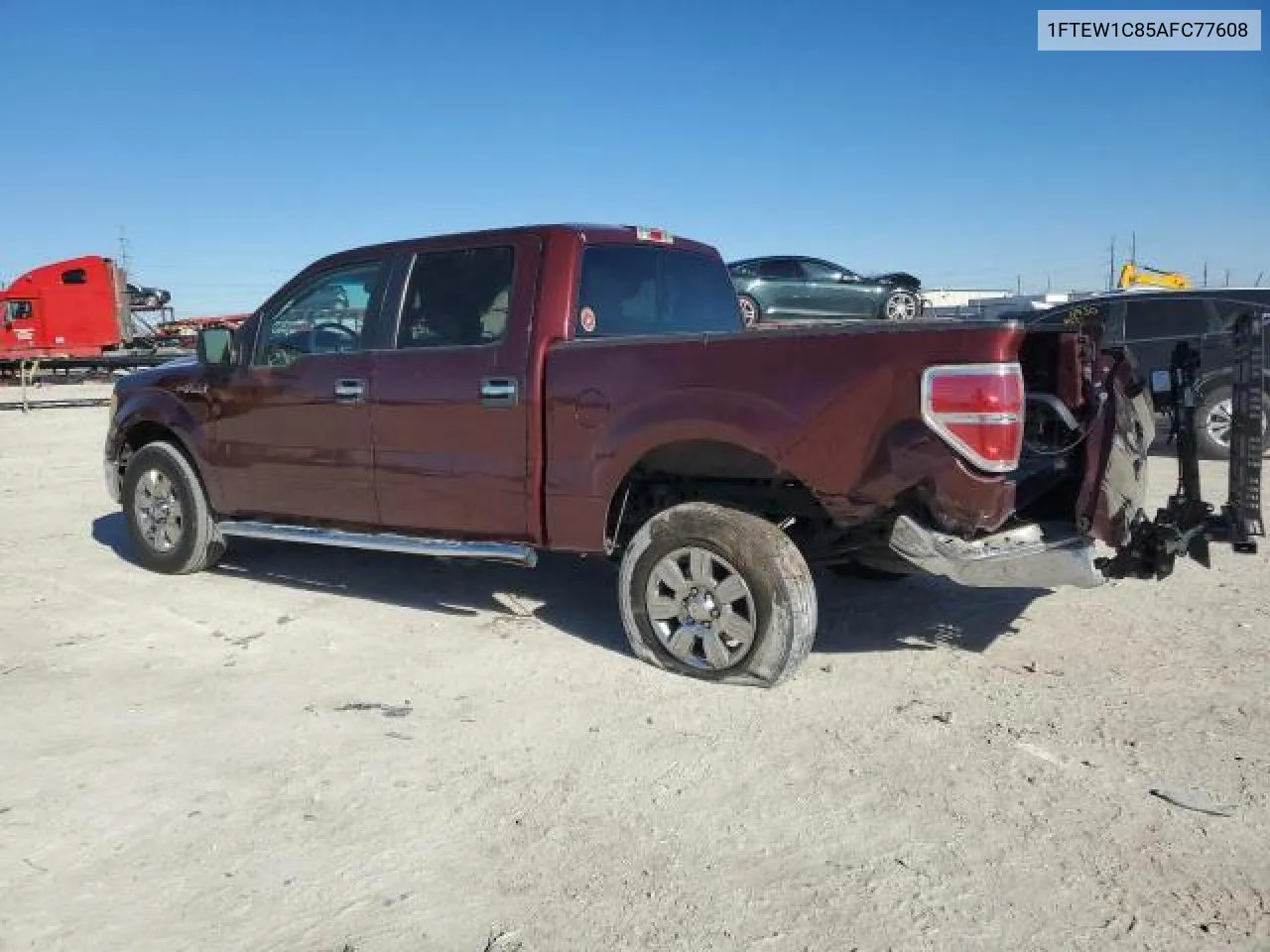 2010 Ford F150 Supercrew VIN: 1FTEW1C85AFC77608 Lot: 69709974