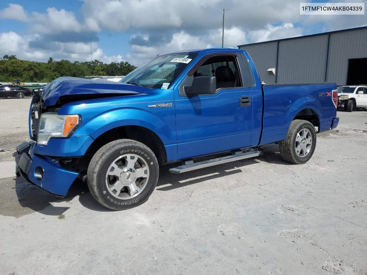 2010 Ford F150 VIN: 1FTMF1CW4AKB04339 Lot: 69741984