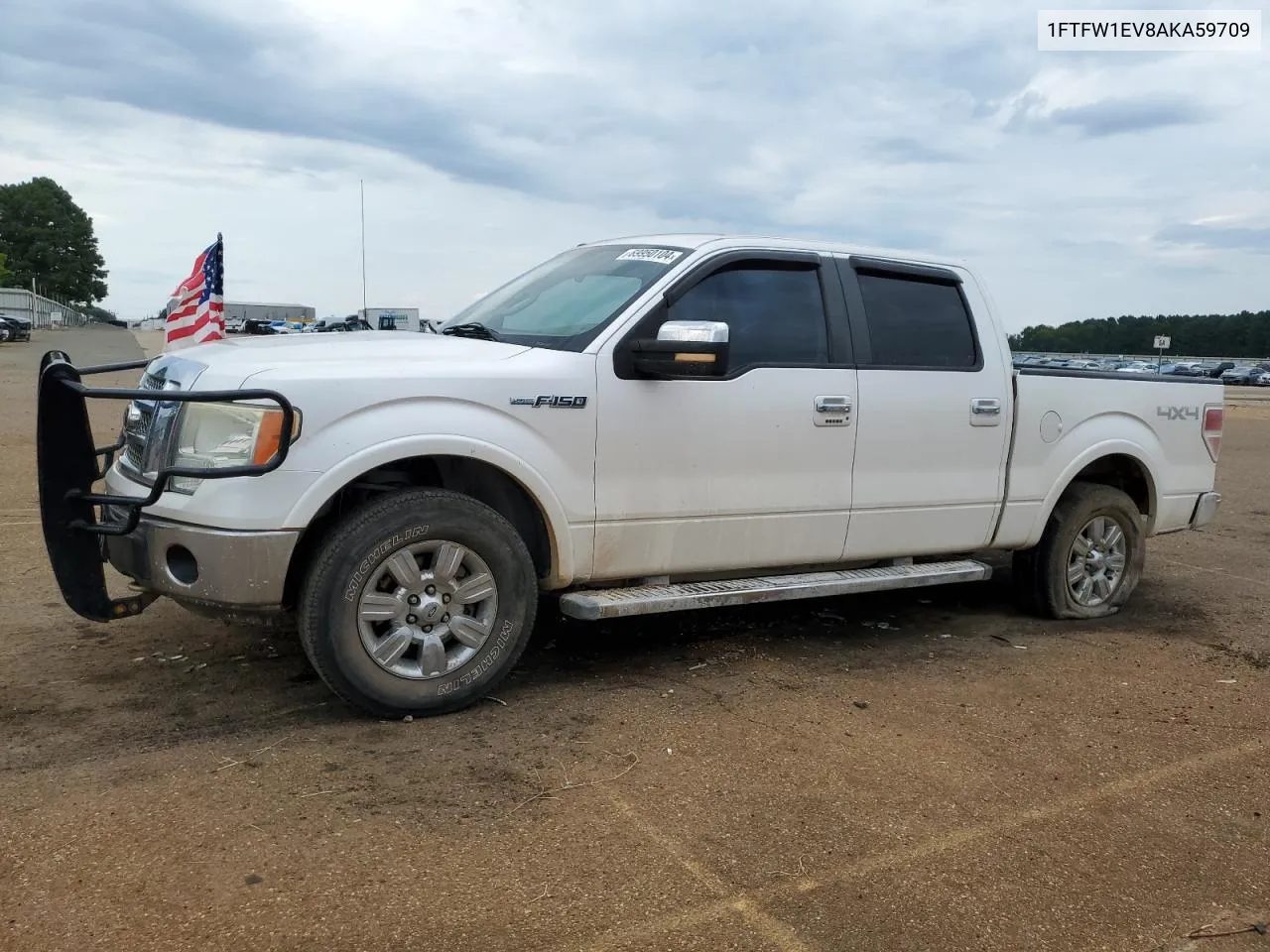 2010 Ford F150 Supercrew VIN: 1FTFW1EV8AKA59709 Lot: 69950104