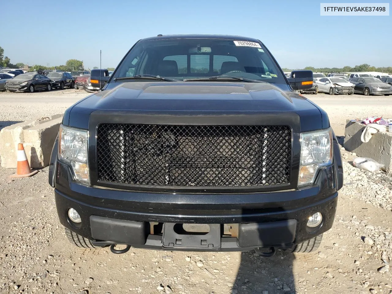 2010 Ford F150 Supercrew VIN: 1FTFW1EV5AKE37498 Lot: 70298864