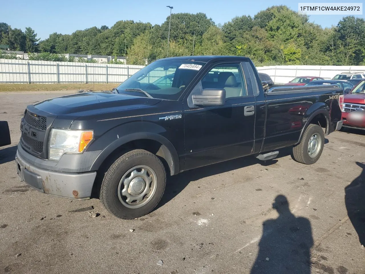 2010 Ford F150 VIN: 1FTMF1CW4AKE24972 Lot: 70405694