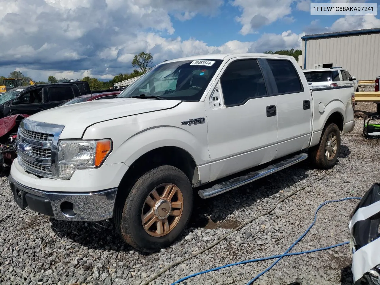 2010 Ford F150 Supercrew VIN: 1FTEW1C88AKA97241 Lot: 70482544