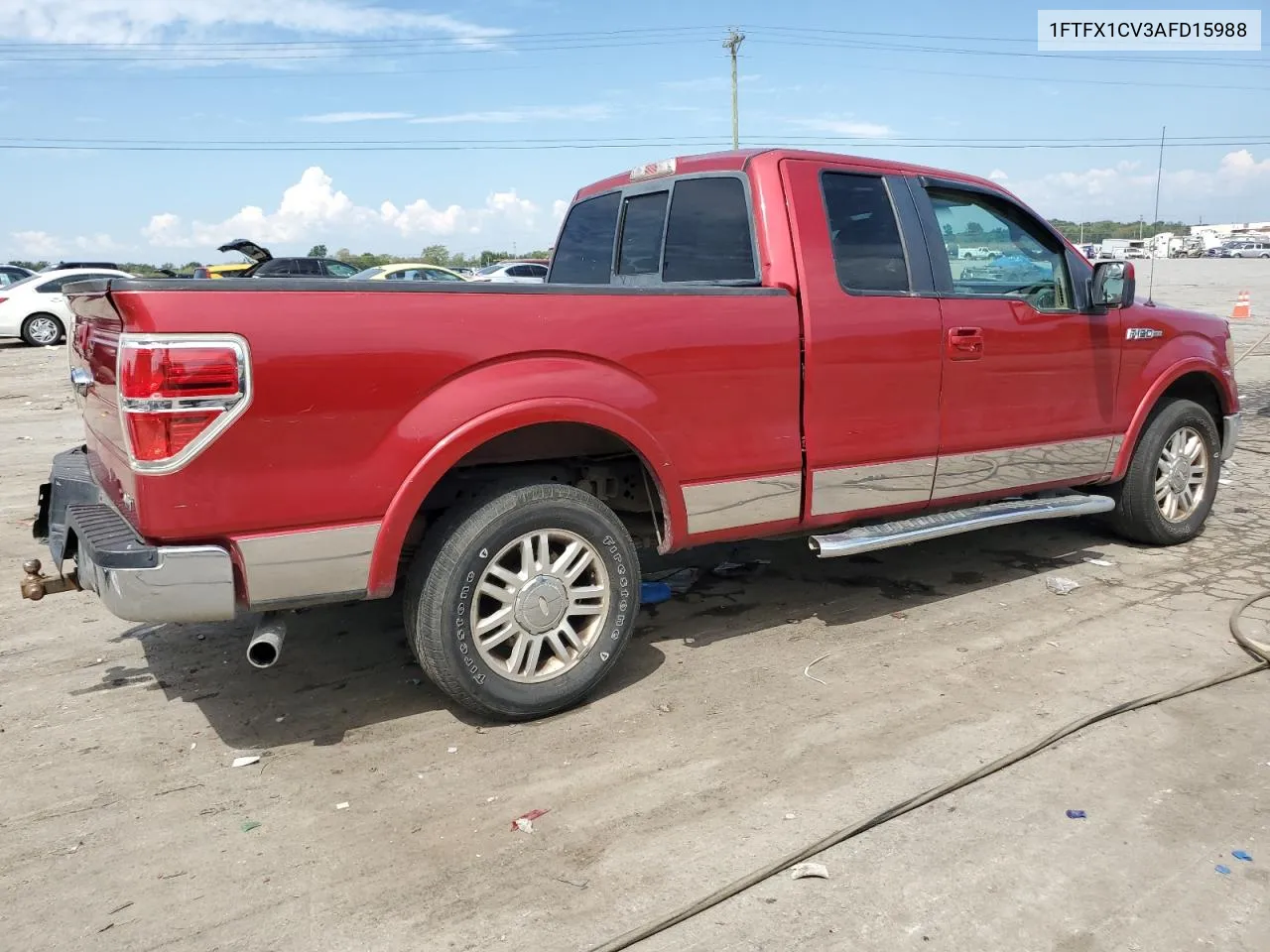 2010 Ford F150 Super Cab VIN: 1FTFX1CV3AFD15988 Lot: 70586014