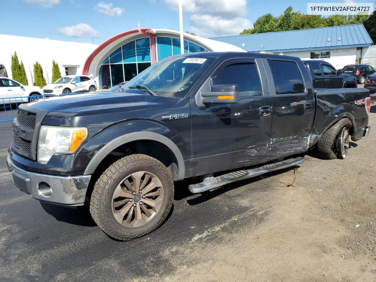 1FTFW1EV2AFC24727 2010 Ford F150 Supercrew