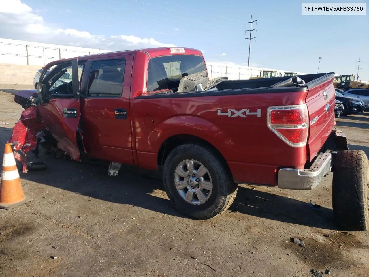 1FTFW1EV5AFB33760 2010 Ford F150 Supercrew