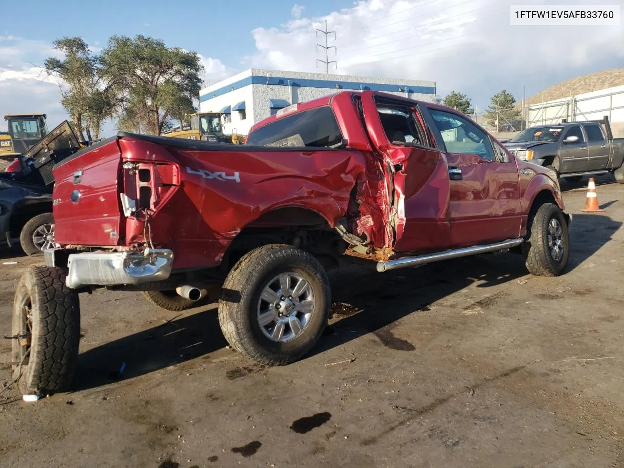 2010 Ford F150 Supercrew VIN: 1FTFW1EV5AFB33760 Lot: 70610394