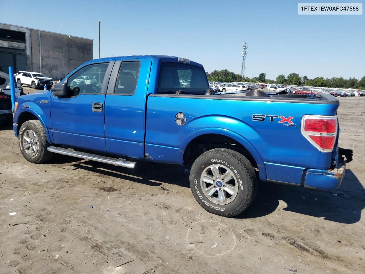 2010 Ford F150 Super Cab VIN: 1FTEX1EW0AFC47568 Lot: 70801874