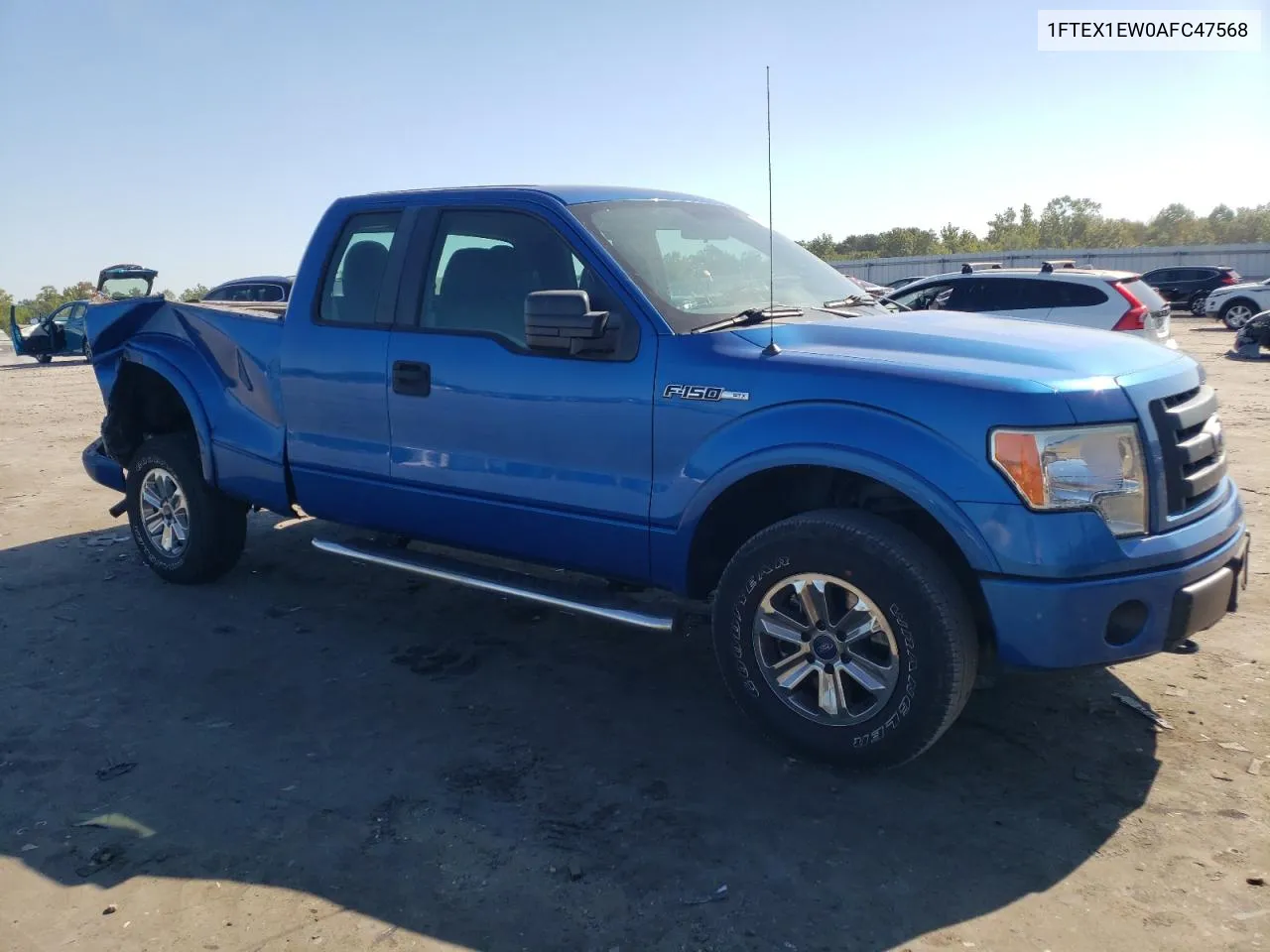 2010 Ford F150 Super Cab VIN: 1FTEX1EW0AFC47568 Lot: 70801874