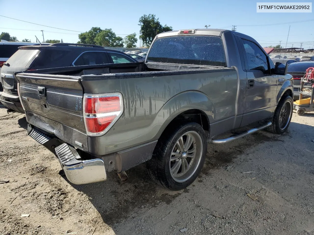 2010 Ford F150 VIN: 1FTMF1CW0AKE20952 Lot: 70840524