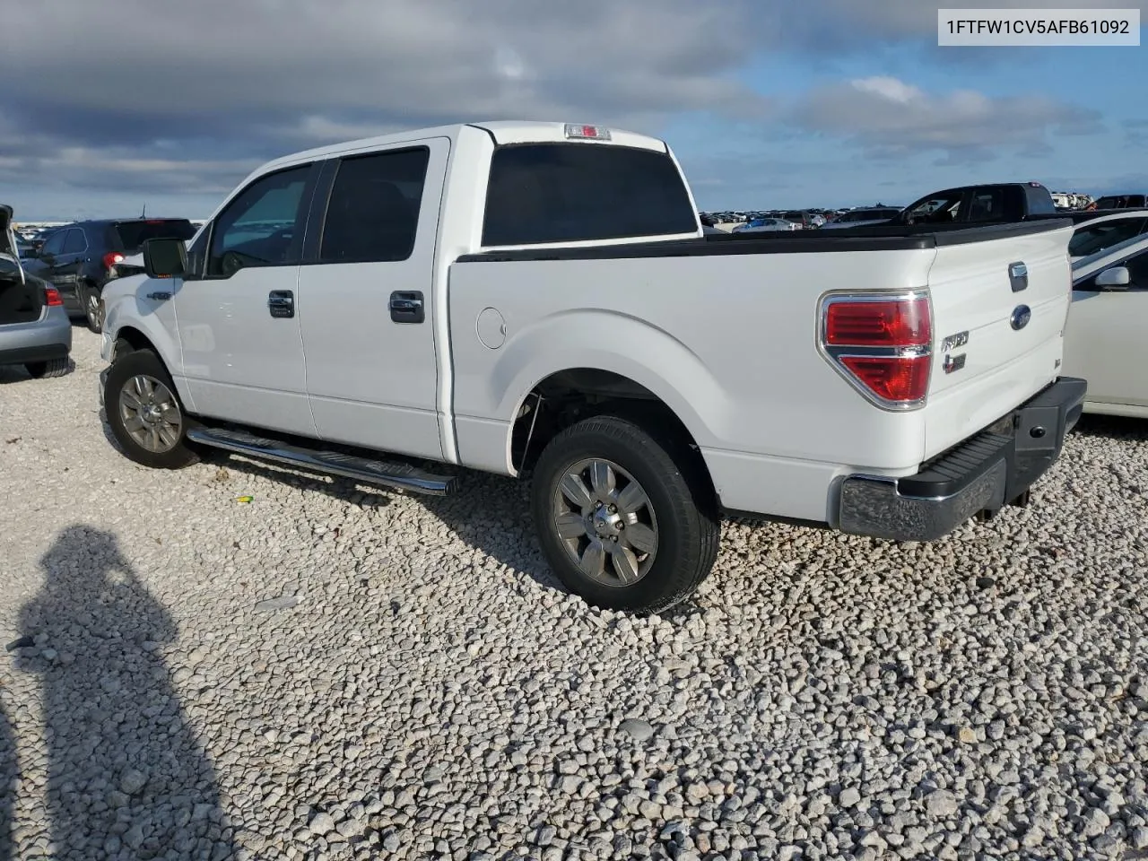 1FTFW1CV5AFB61092 2010 Ford F150 Supercrew