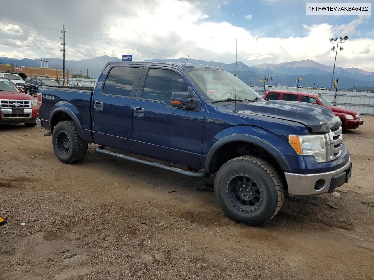 1FTFW1EV7AKB46422 2010 Ford F150 Supercrew