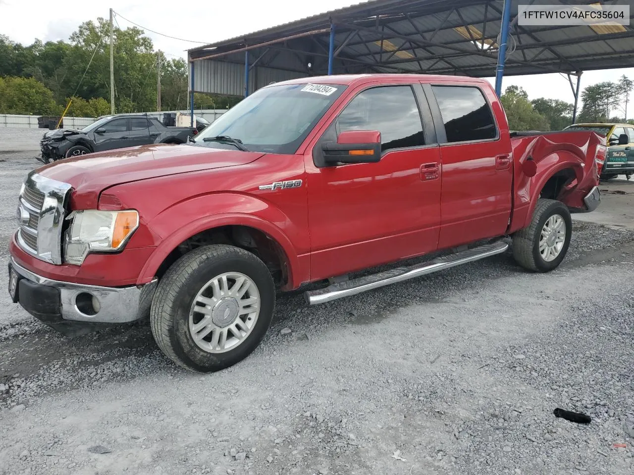 2010 Ford F150 Supercrew VIN: 1FTFW1CV4AFC35604 Lot: 71204394