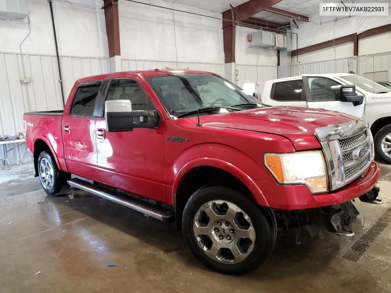 2010 Ford F150 Supercrew VIN: 1FTFW1EV7AKB22931 Lot: 71222254