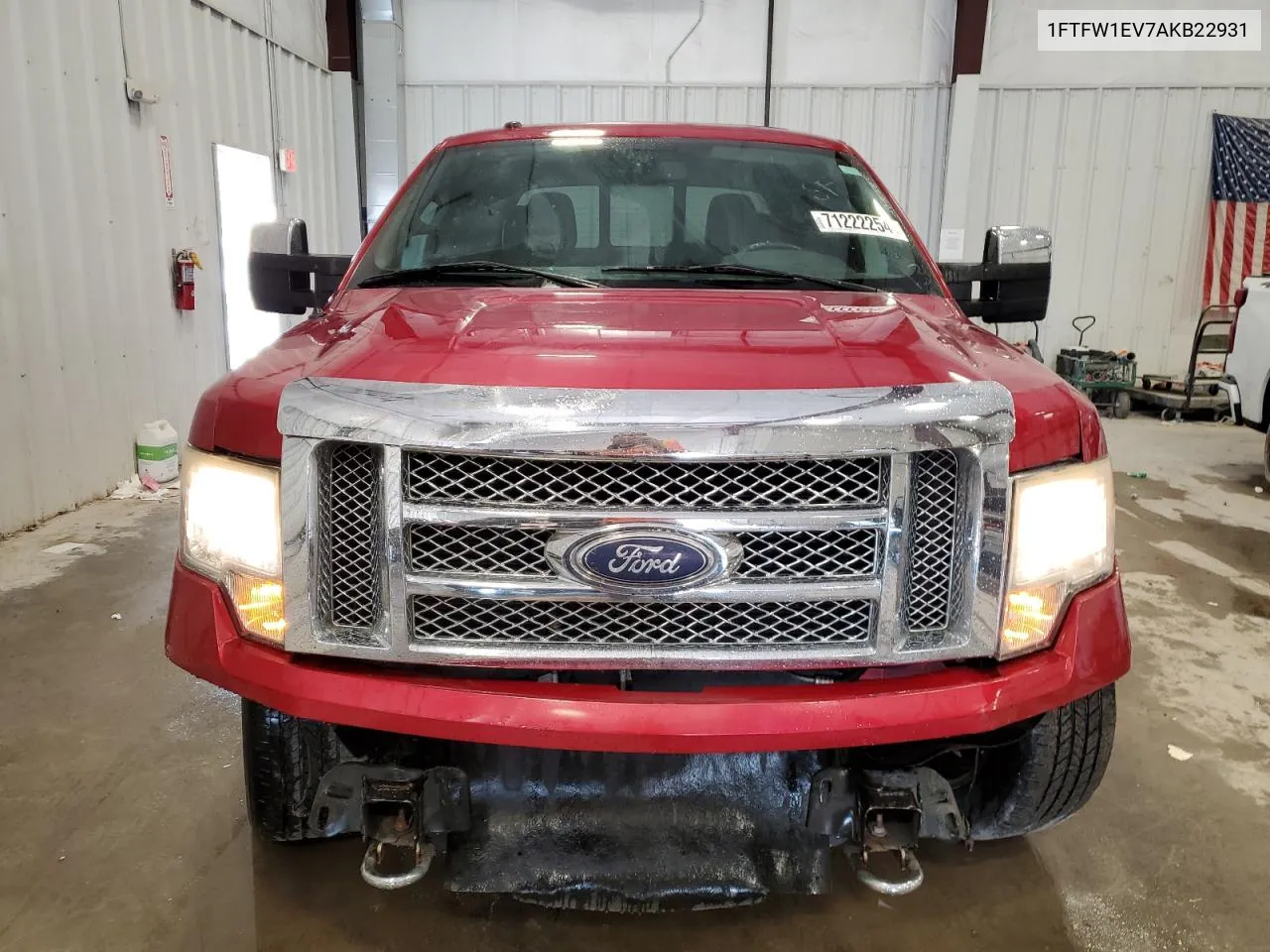 1FTFW1EV7AKB22931 2010 Ford F150 Supercrew