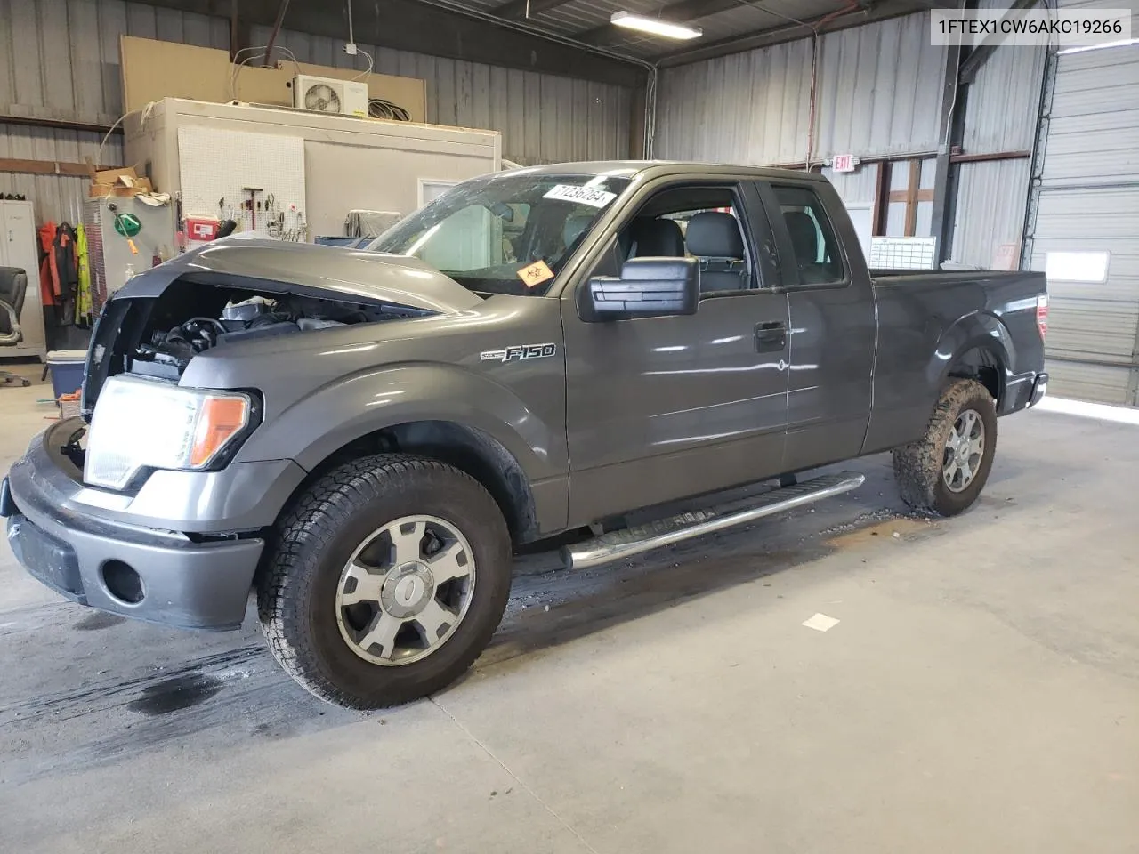 2010 Ford F150 Super Cab VIN: 1FTEX1CW6AKC19266 Lot: 71236264