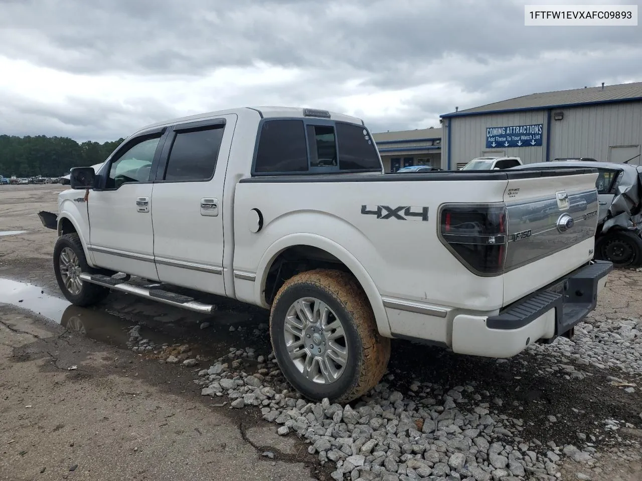 2010 Ford F150 Supercrew VIN: 1FTFW1EVXAFC09893 Lot: 71305074