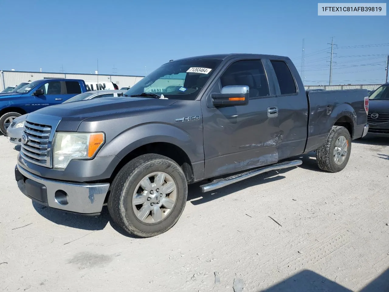 2010 Ford F150 Super Cab VIN: 1FTEX1C81AFB39819 Lot: 71393464