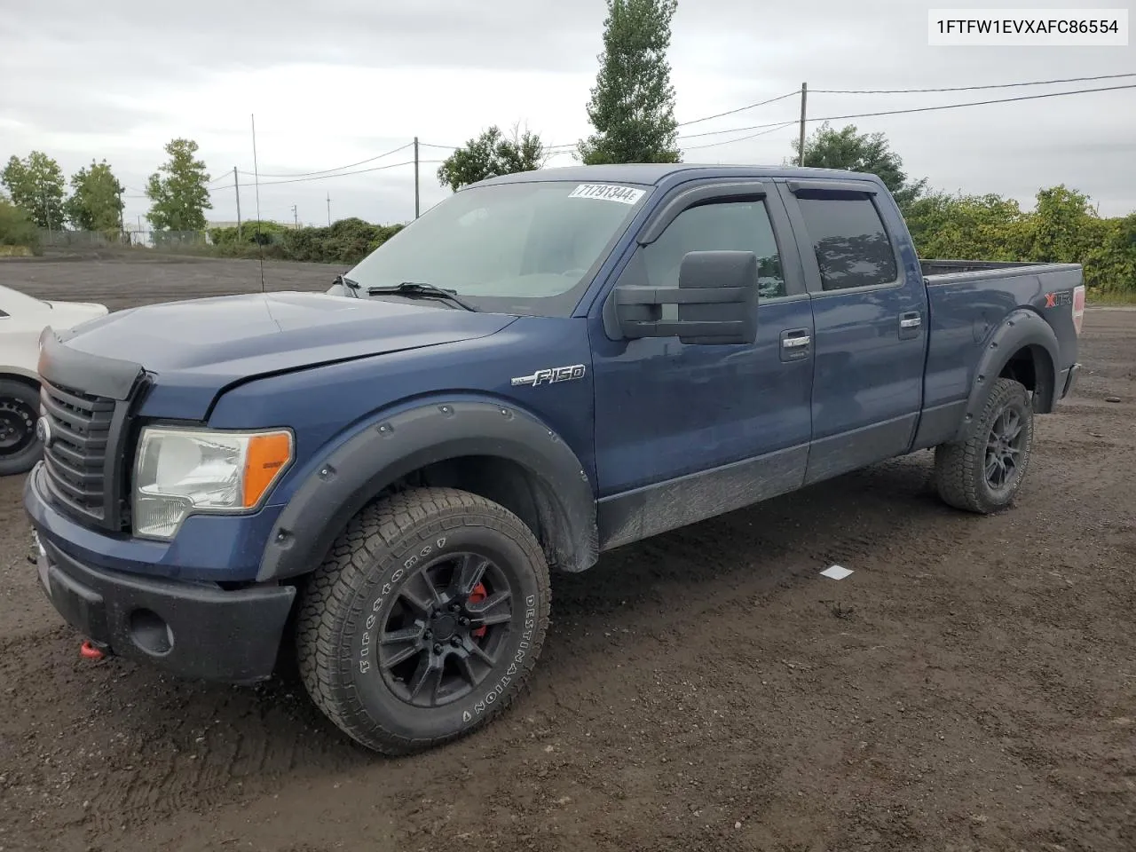 1FTFW1EVXAFC86554 2010 Ford F150 Supercrew