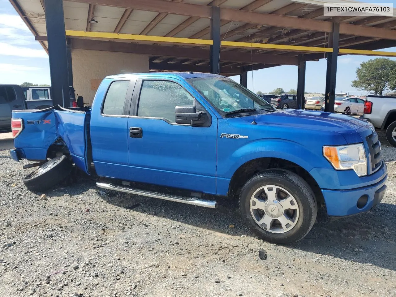 2010 Ford F150 Super Cab VIN: 1FTEX1CW6AFA76103 Lot: 71869804