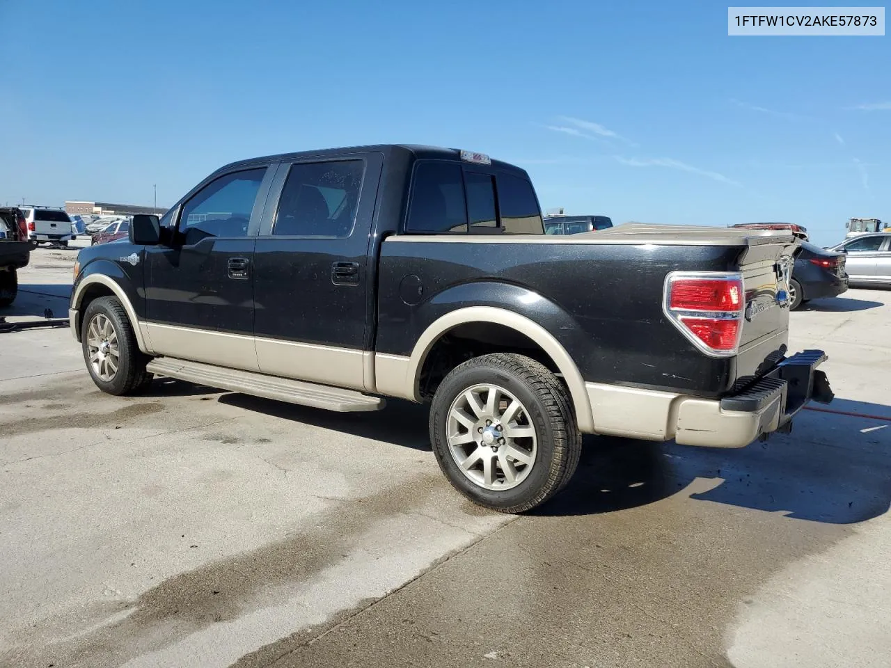 1FTFW1CV2AKE57873 2010 Ford F150 Supercrew