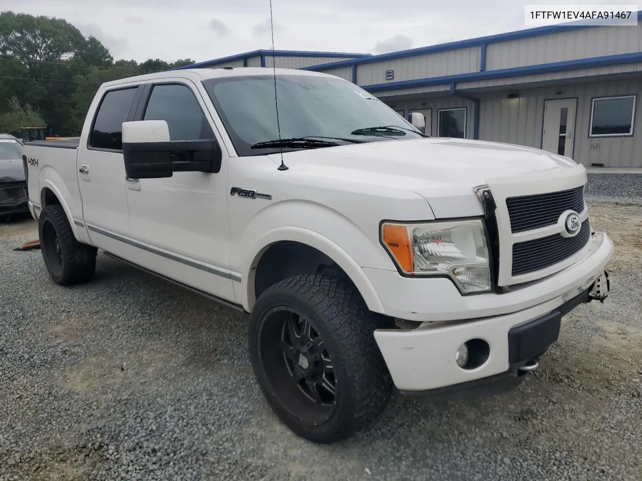 2010 Ford F150 Supercrew VIN: 1FTFW1EV4AFA91467 Lot: 72159604