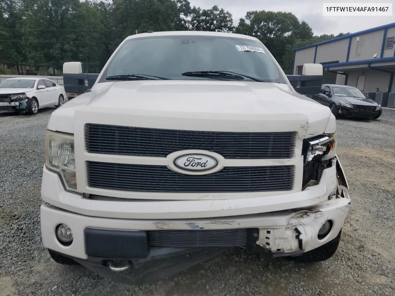 1FTFW1EV4AFA91467 2010 Ford F150 Supercrew