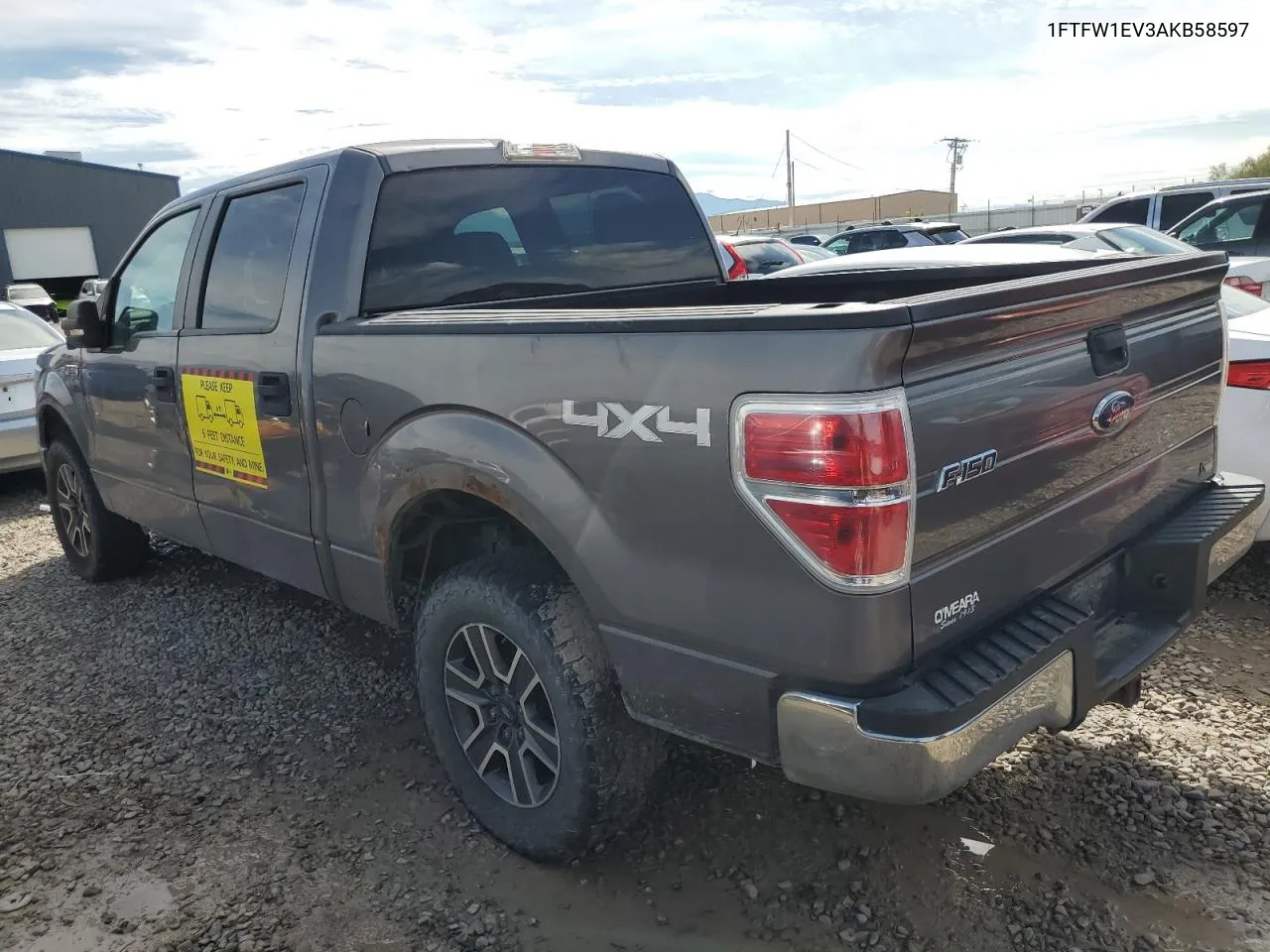 1FTFW1EV3AKB58597 2010 Ford F150 Supercrew