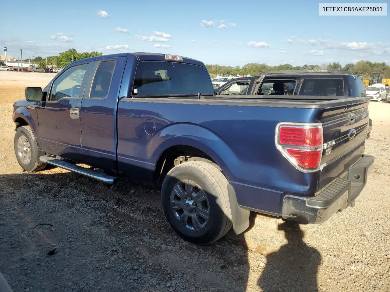 2010 Ford F150 Super Cab VIN: 1FTEX1C85AKE25051 Lot: 72519624