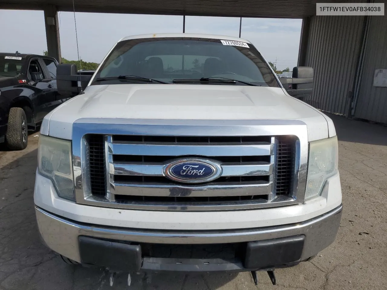 2010 Ford F150 Supercrew VIN: 1FTFW1EV0AFB34038 Lot: 72760534