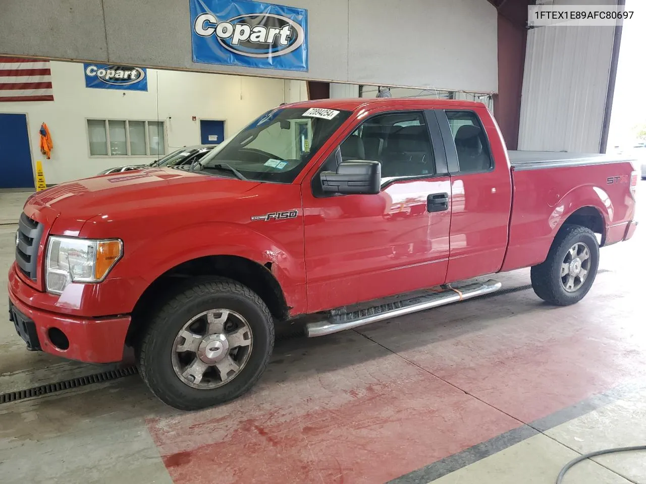 1FTEX1E89AFC80697 2010 Ford F150 Super Cab