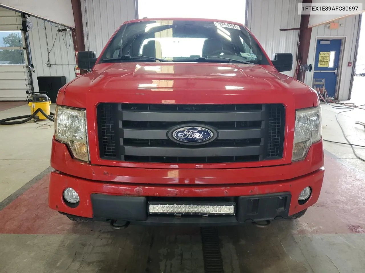 2010 Ford F150 Super Cab VIN: 1FTEX1E89AFC80697 Lot: 72894254