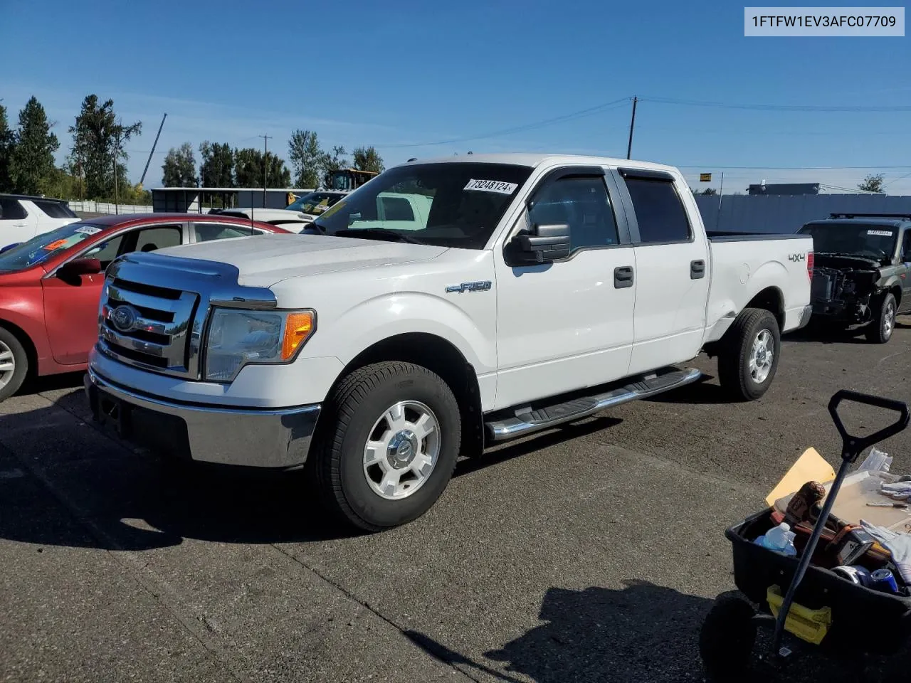 2010 Ford F150 Supercrew VIN: 1FTFW1EV3AFC07709 Lot: 73248124