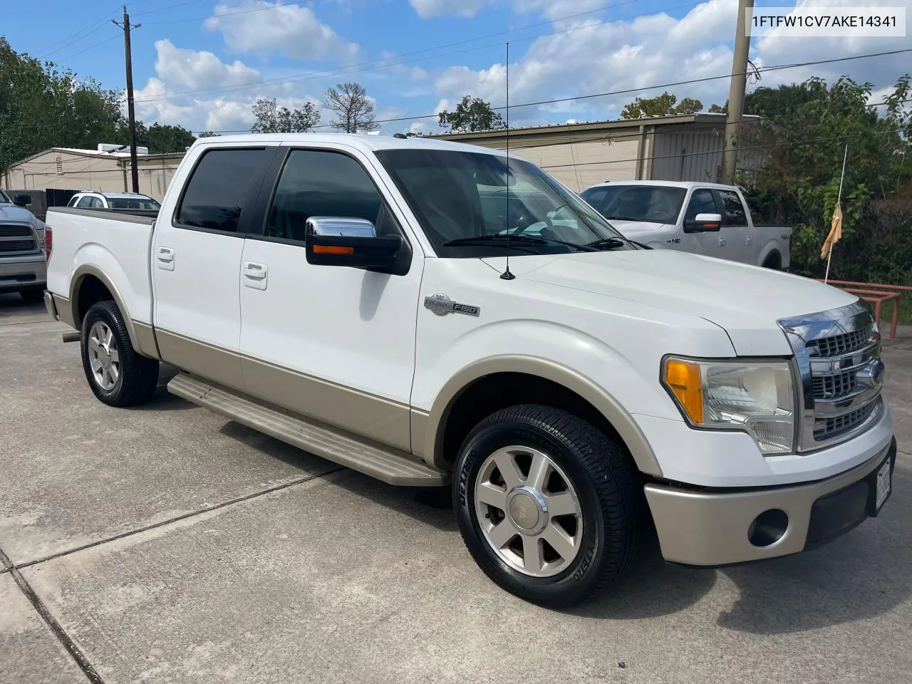 1FTFW1CV7AKE14341 2010 Ford F150 Supercrew