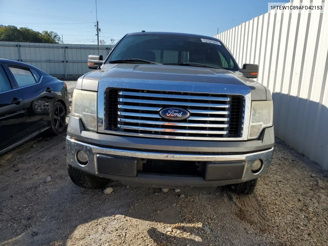 2010 Ford F150 Supercrew VIN: 1FTEW1C89AFD42153 Lot: 73767344