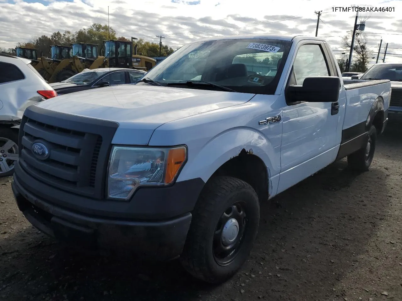 2010 Ford F150 VIN: 1FTMF1C88AKA46401 Lot: 73823973