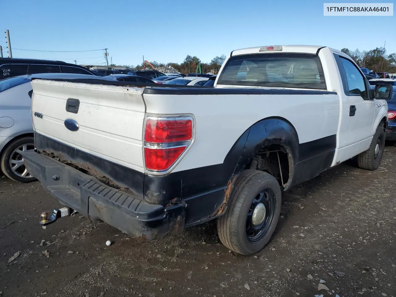 2010 Ford F150 VIN: 1FTMF1C88AKA46401 Lot: 73823973